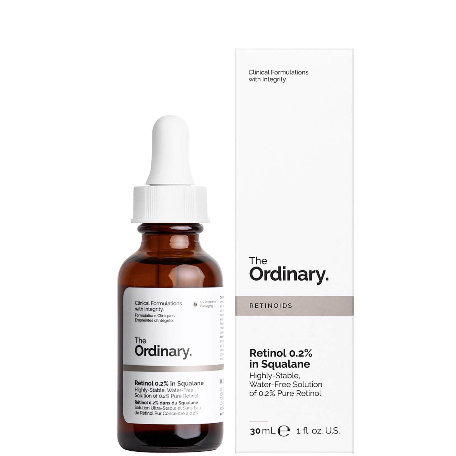 The Ordinary Retinol Serum 0.2% in Squalane 30ml | Cult Beauty (Global)