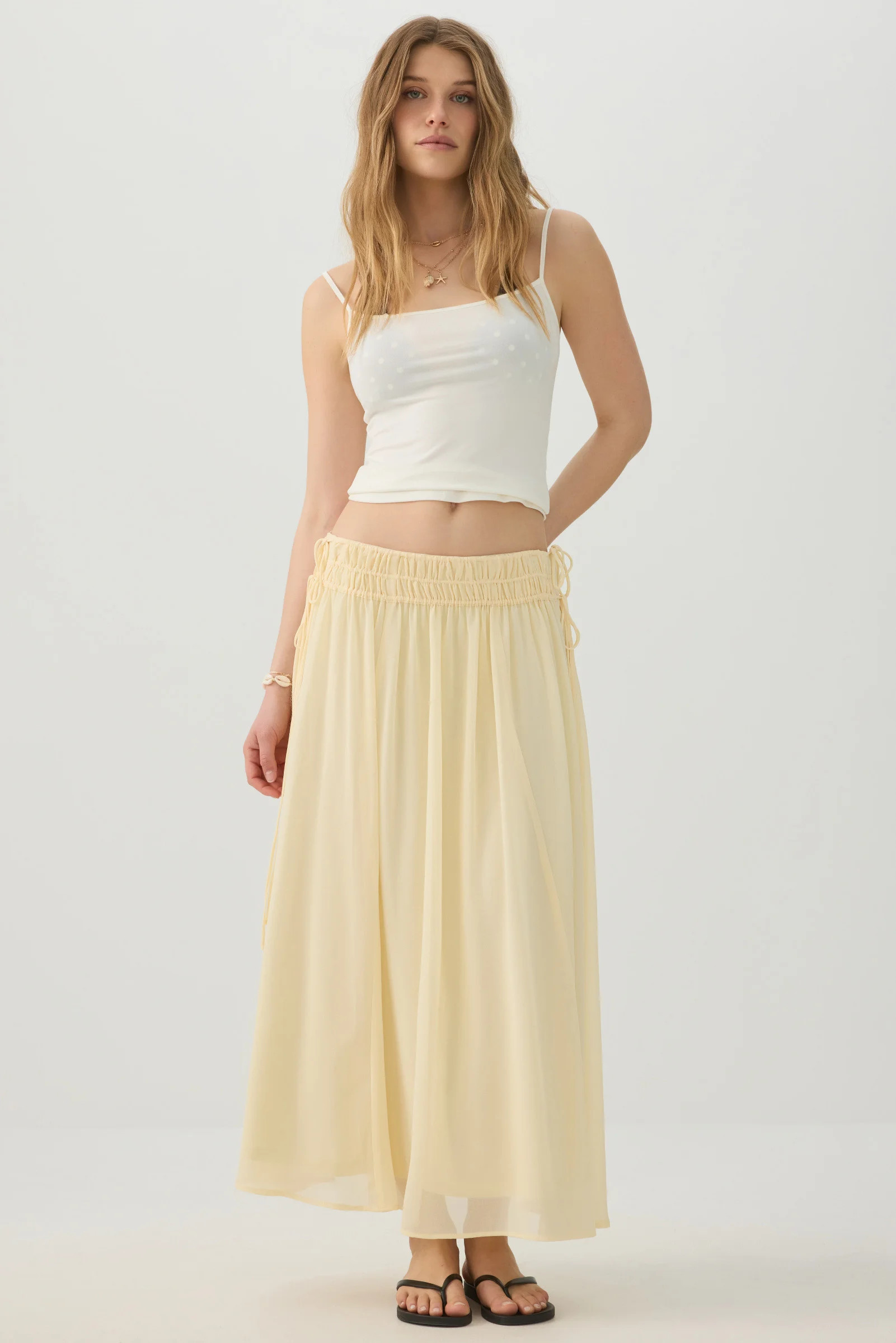 Maxi Milkmaid Dress | Ardene