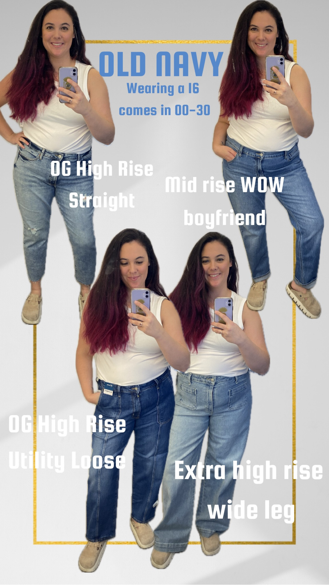 Old Navy jeans. I love old navy because they offer a large size range so there are fits/styles for everyBODY. 

#LTKsalealert #LTKplussize #LTKmidsize