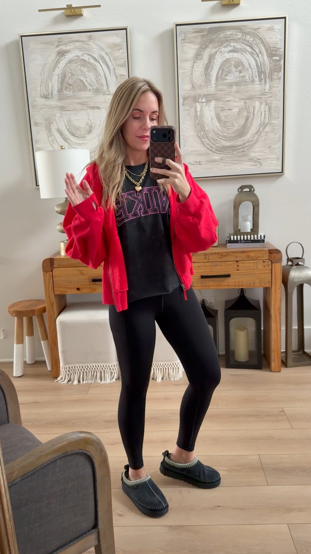 Everything I’m wearing it TTS. I do my normal size small! 

#LTKootd #LTKgrwm #LTKmomlife