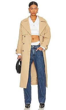 Ena Pelly Carrie Trench Coat in Camel from Revolve.com | Revolve Clothing (Global)