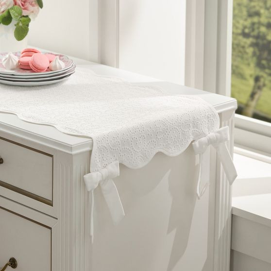 LoveShackFancy Scallop Table Runner (70") | Pottery Barn Teen