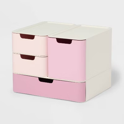 Modular Storage Drawer Set Pink - Brightroom™ | Target