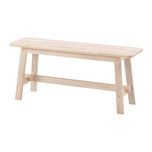 Ikea Norraker Bench, White Birch 1826.231711.182 | Amazon (US)