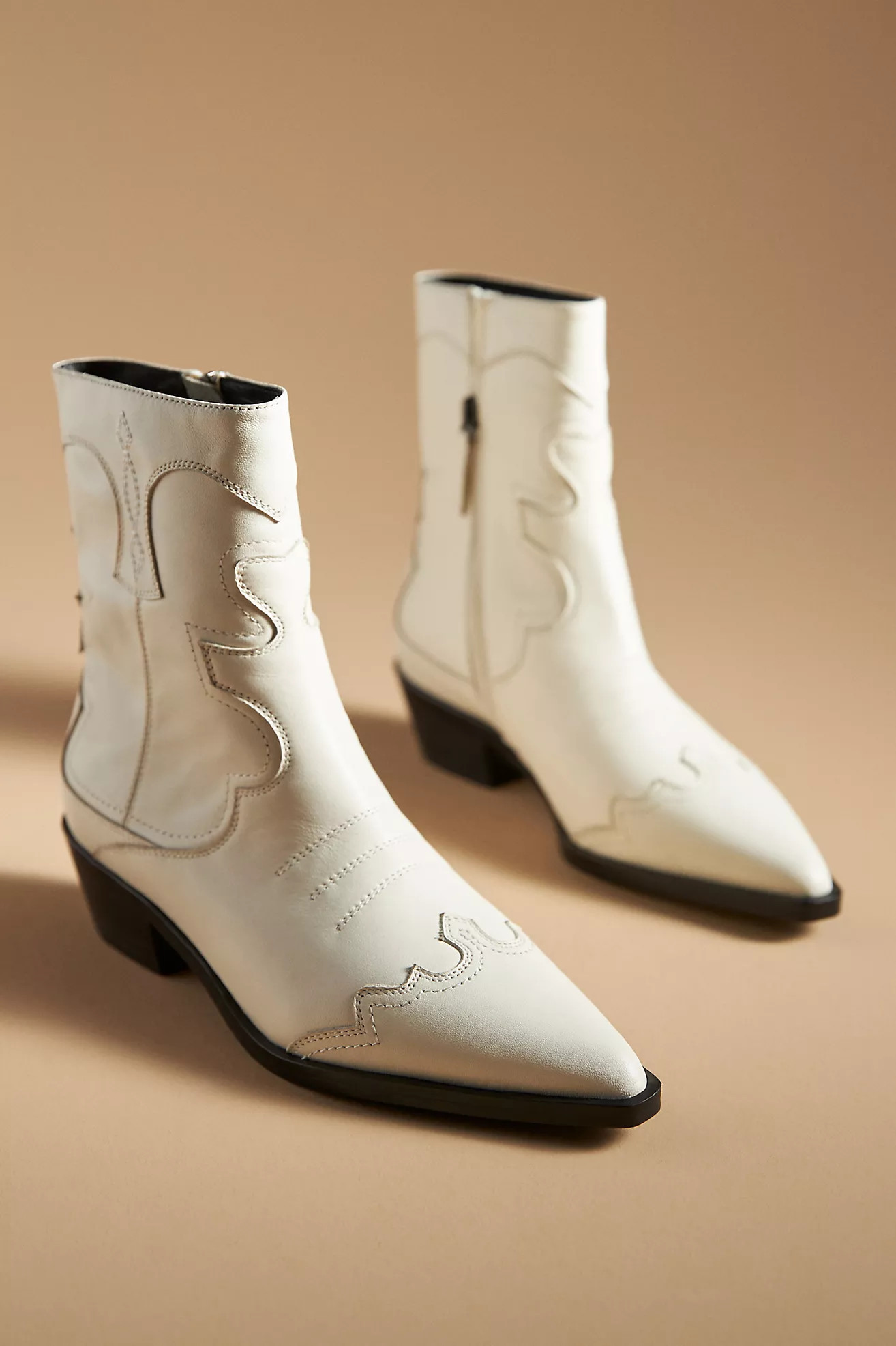 Bibi Lou Short Western Boots | Anthropologie (US)