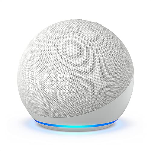All-New Echo Dot (5th Gen, 2022 release) with clock | Smart speaker with clock and Alexa | Glacie... | Amazon (US)