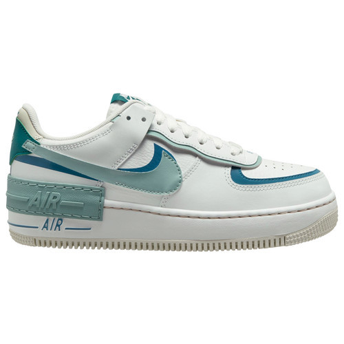 Nike Womens Nike Air Force 1 Shadow - Womens Basketball Shoes Summit White/Industrial Blue/Mineral Size 6.5 | Champs Sports