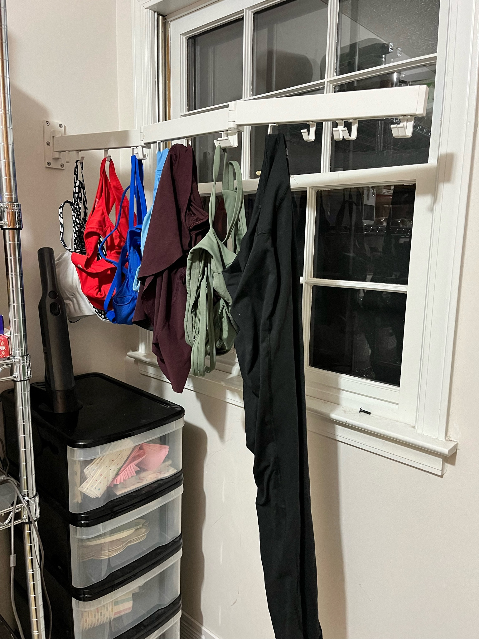 Drying rack for laundry room… such a space saver! 

#LTKHome #LTKFitness #LTKFindsUnder50