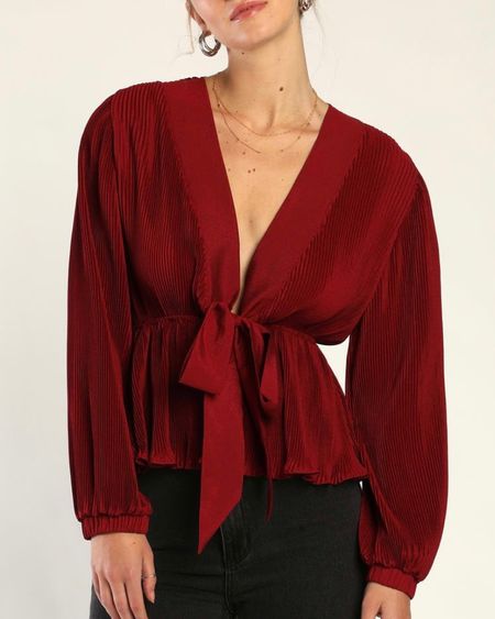 Holiday outfit 
Red Top
Gold top
Wrap top
Christmas Top


#LTKunder50 #LTKunder100 #LTKHoliday #LTKSeasonal