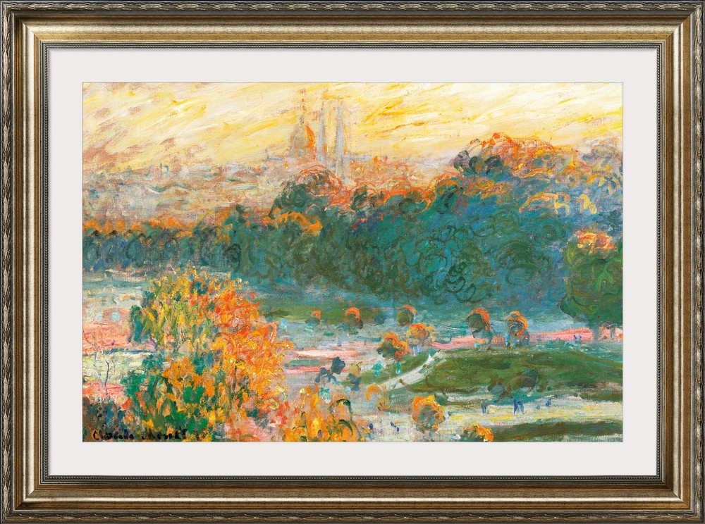 Tuileries, by Claude Monet, 1875. Musee d'Orsay, Paris, France Wall Art | Great Big Canvas - Dynamic