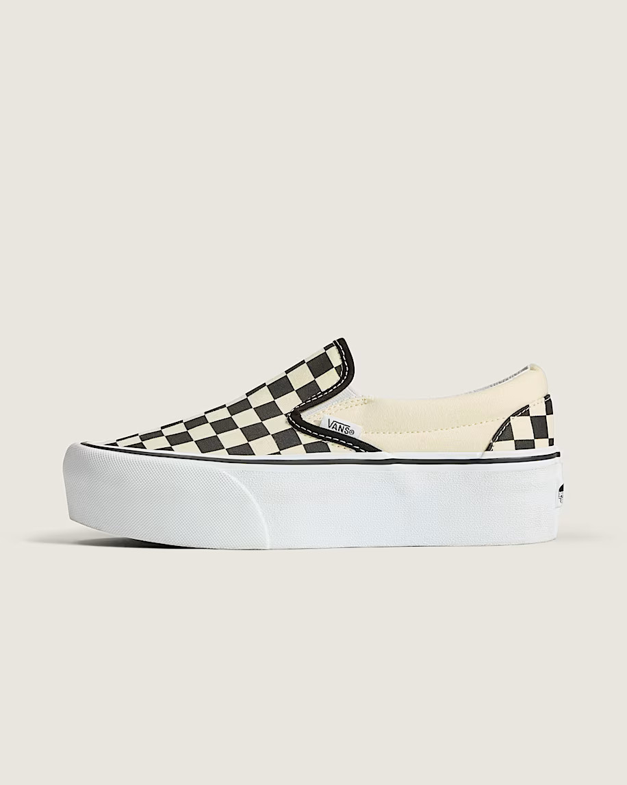 Classic Slip-On Checkerboard Platform Shoe | Vans (US)