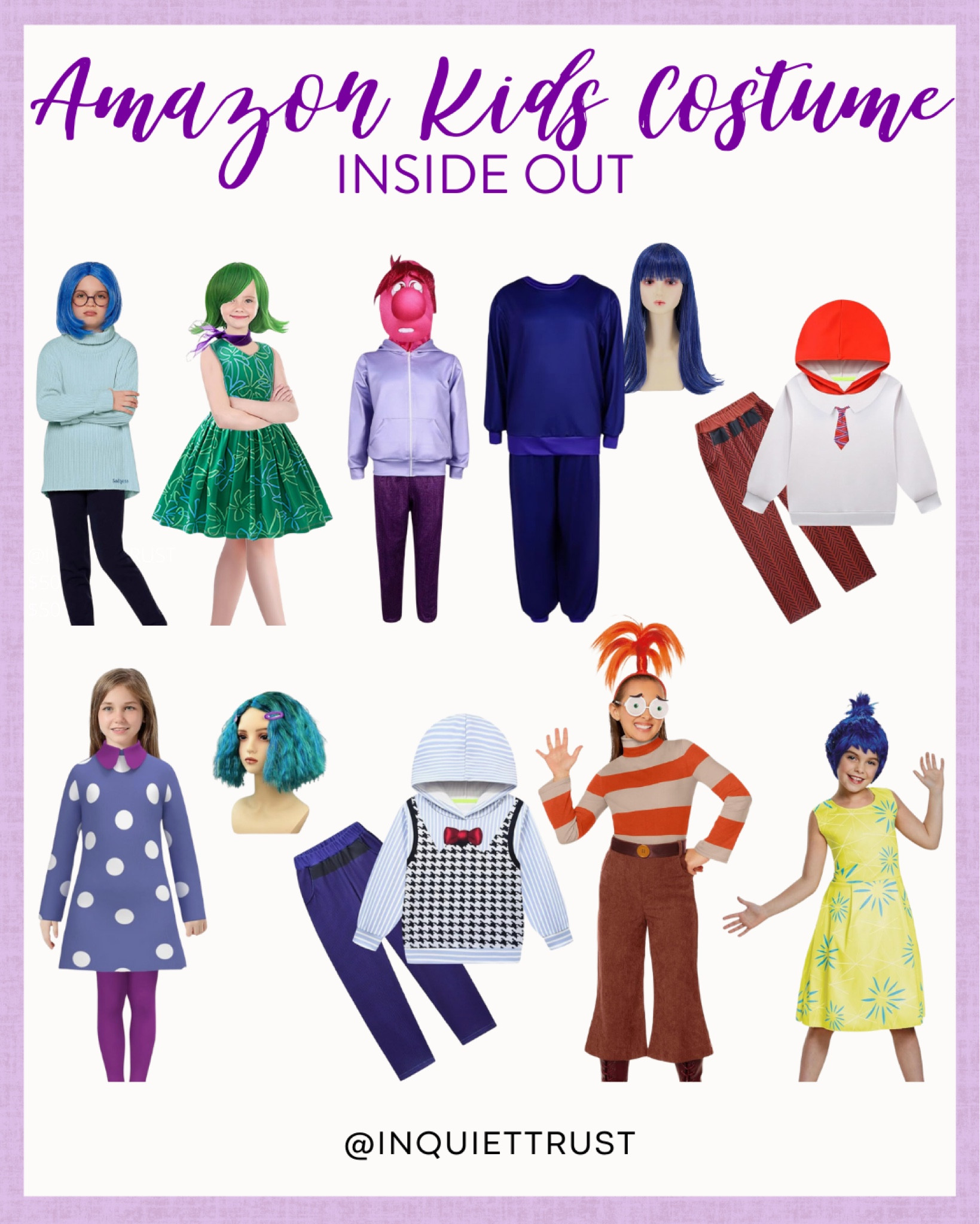 Turn your little one into a joyful Inside Out character with these costumes just in time for the Halloween season! Let them be the happiest kid on the block.
#amazonfinds #kidscostume #dressup #outfitidea

#LTKStyleTip #LTKSeasonal #LTKKids