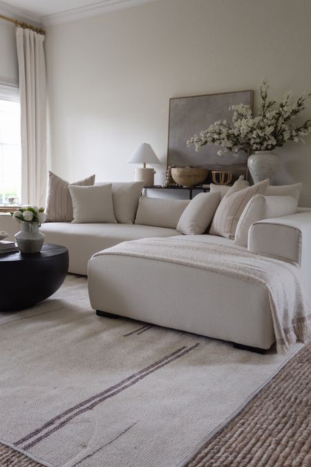Back in stock! 16 left in stock: Acanva Modern L-Shaped Sectional Couch for Living Room. Wool-like fabric, easy to clean! 
 Organic modern
Living room decor
Home decor ideas
Neutral home decorr

#LTKsalealert #LTKstyletip #LTKhome