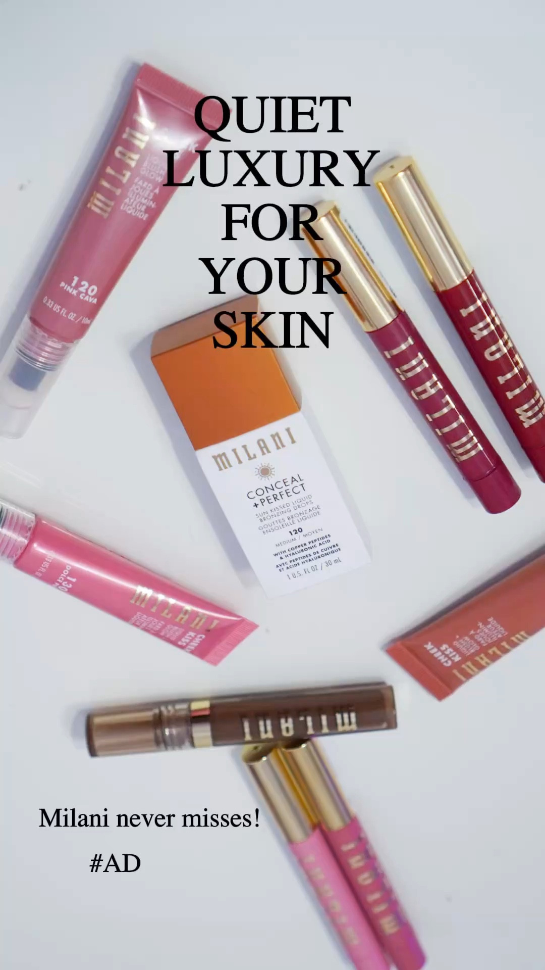 #AD Quiet luxury for your skin 🌟 Milani never misses.

#GRWMilani #milanicosmetics #TargetPartner #Target

@milanicosmetics  @target

#LTKFindsUnder50 #LTKFindsUnder100 #LTKBeauty