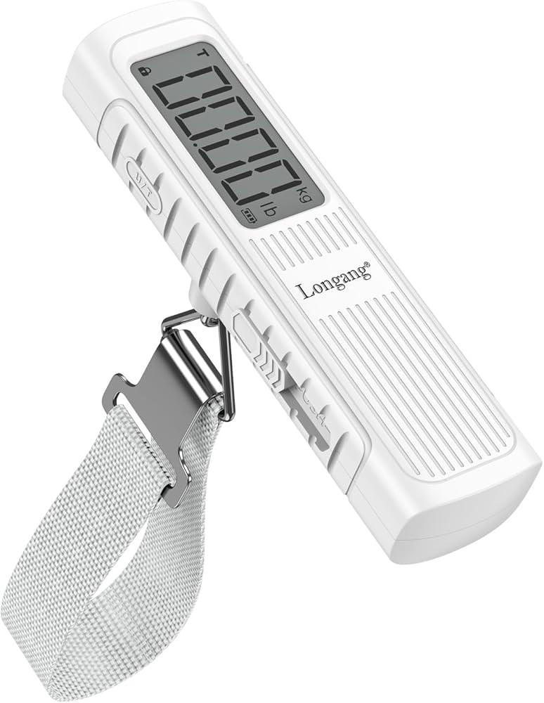 Battery-Free Digital Luggage Scale, 110lbs/50kg Portable Handheld Hanging Scale for Luggages, Sui... | Amazon (US)