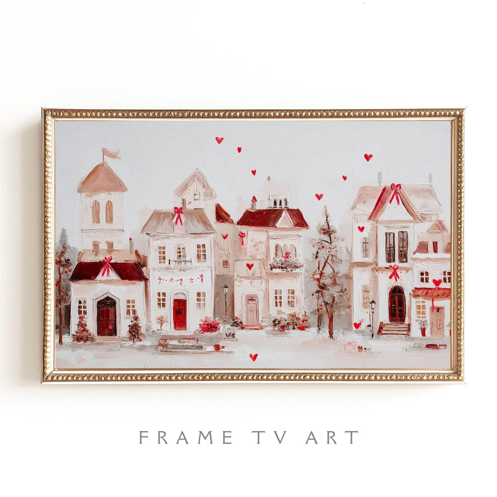 Valentine Village Frame TV Art (digital Download) - Etsy | Etsy (US)
