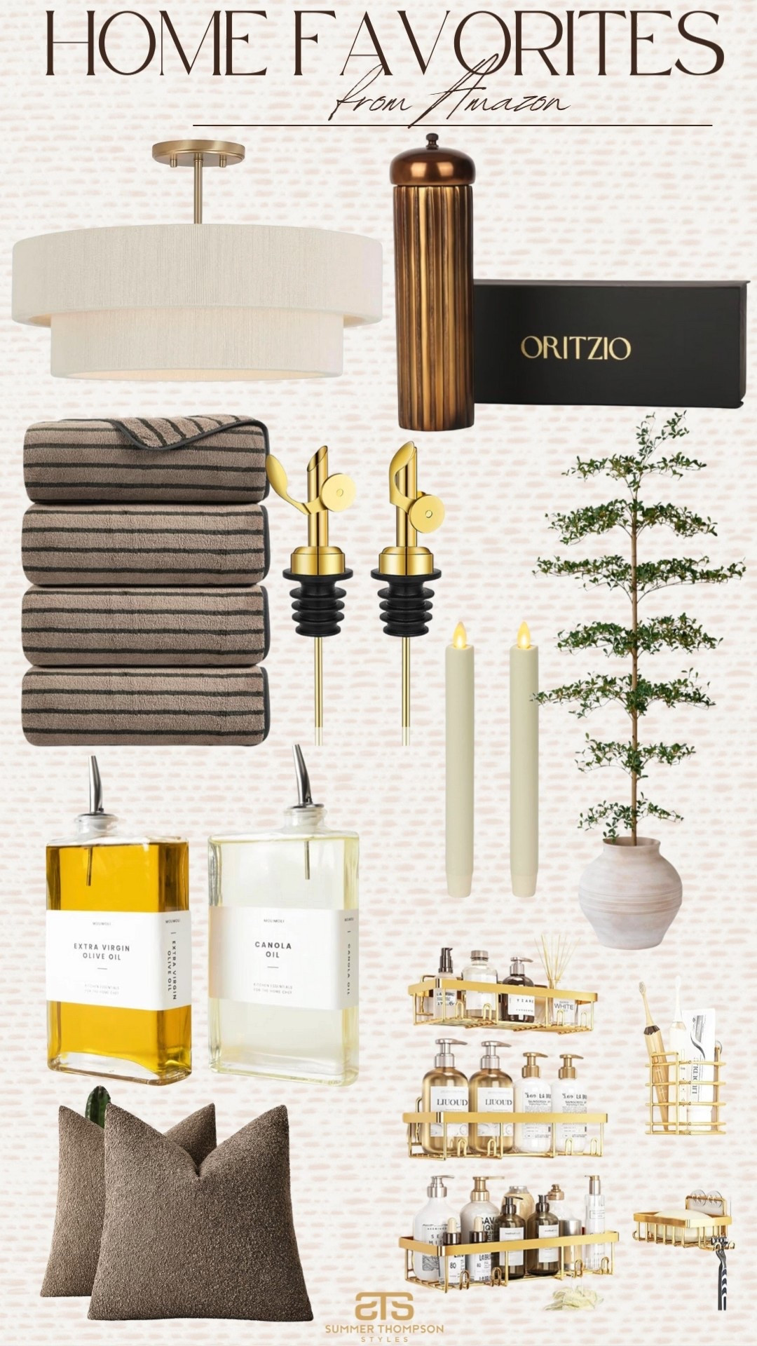 Amazon home favorites I’m loving right now! 

Gold. Oil dispenser. Faux plant. Faux greenery. Towel. Trending. Kitchen finds. Trending. Best sellers. Viral. Home decor. Amazon home  

#LTKSeasonal #LTKFindsUnder100 #LTKHome