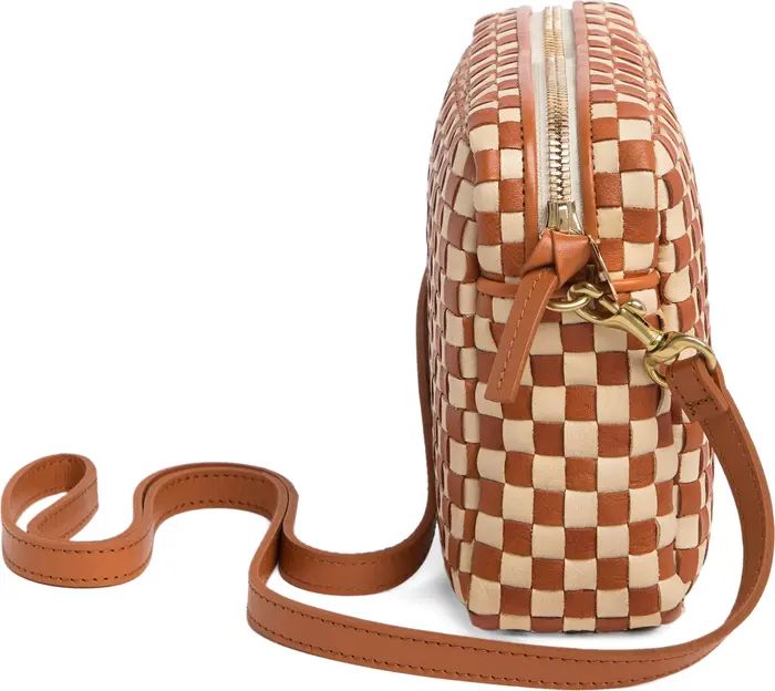 Midi Sac Woven Leather Crossbody Bag | Nordstrom