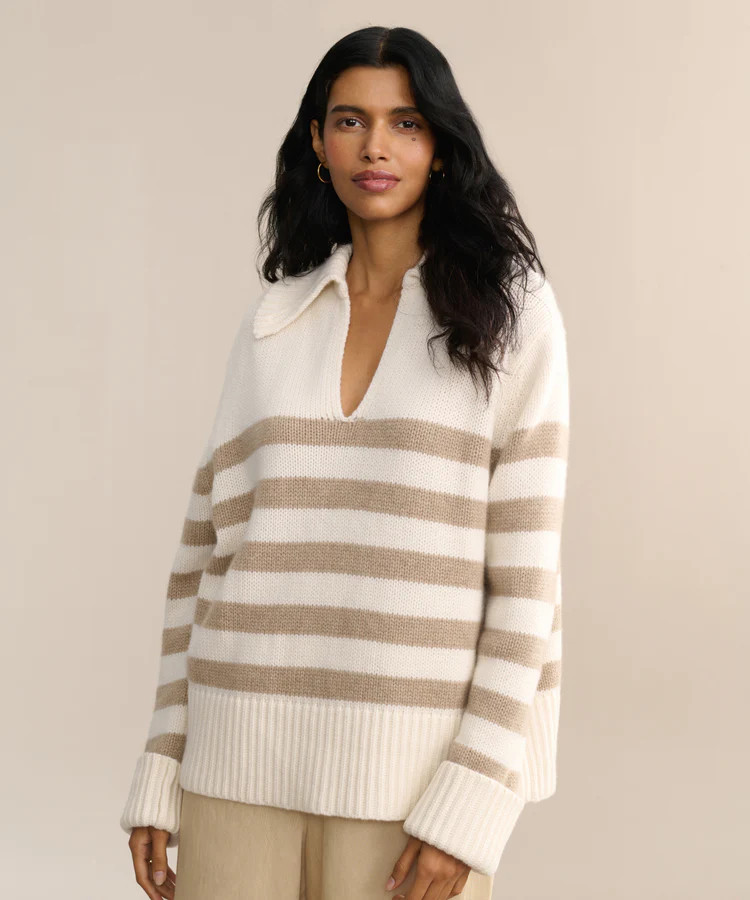 Cashmere Phoebe Polo | Jenni Kayne