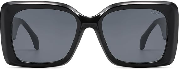 SOJOS Retro Oversized Square Sunglasses for Women Trendy Large Luxury Women's Big Shades SJ2350 | Amazon (US)