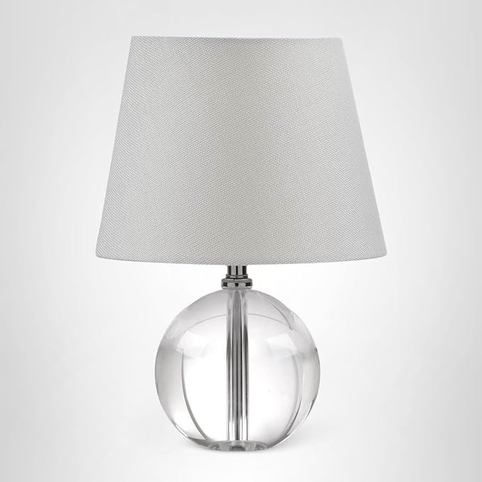 SAFAVIEH Lighting Collection Mable Modern Glam Clear Crystal 14-inch Bedroom Living Room Home Off... | Amazon (US)