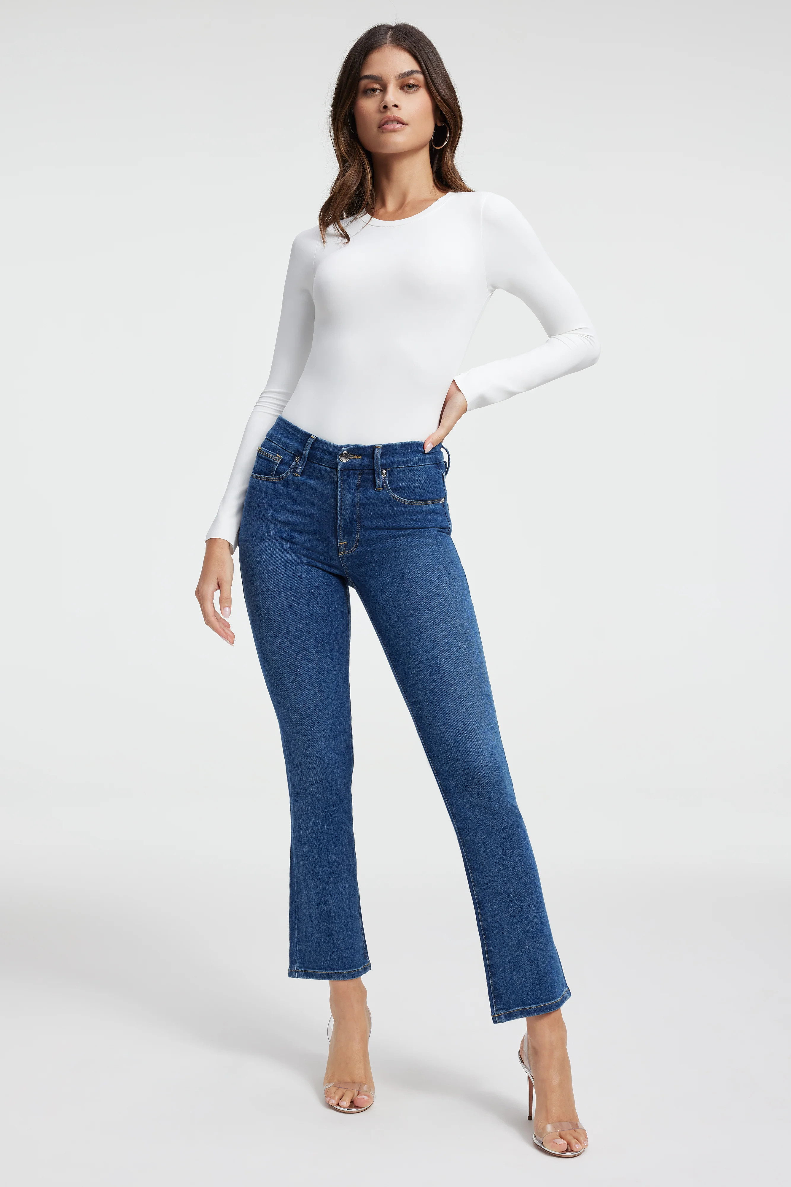 GOOD LEGS STRAIGHT JEANS | Good American