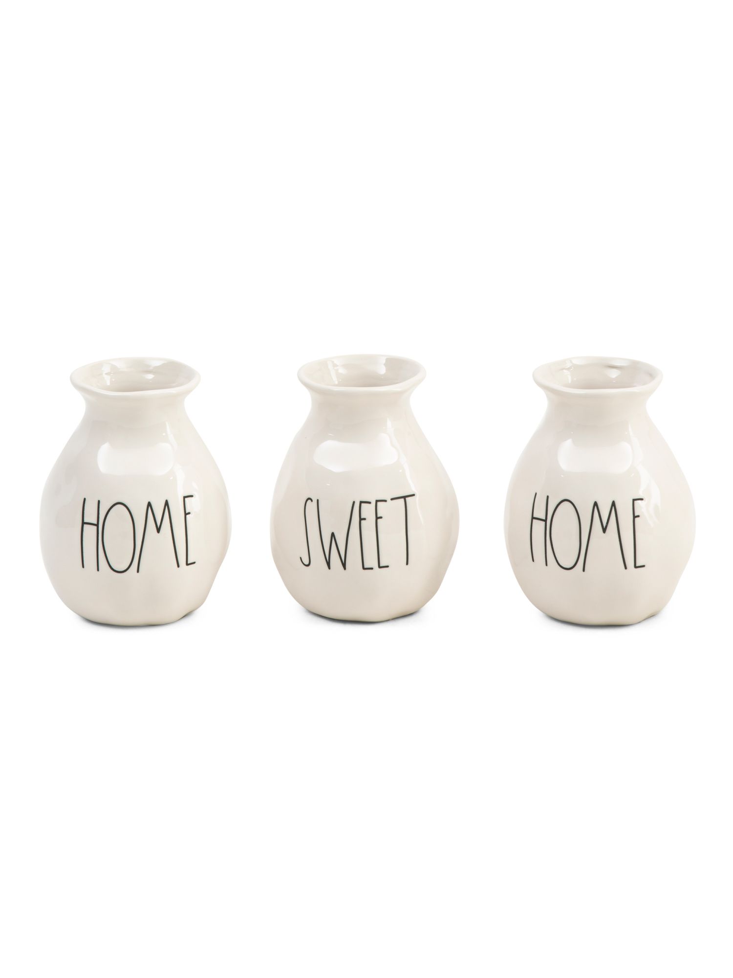 3pc Home Sweet Home Vase Set | TJ Maxx