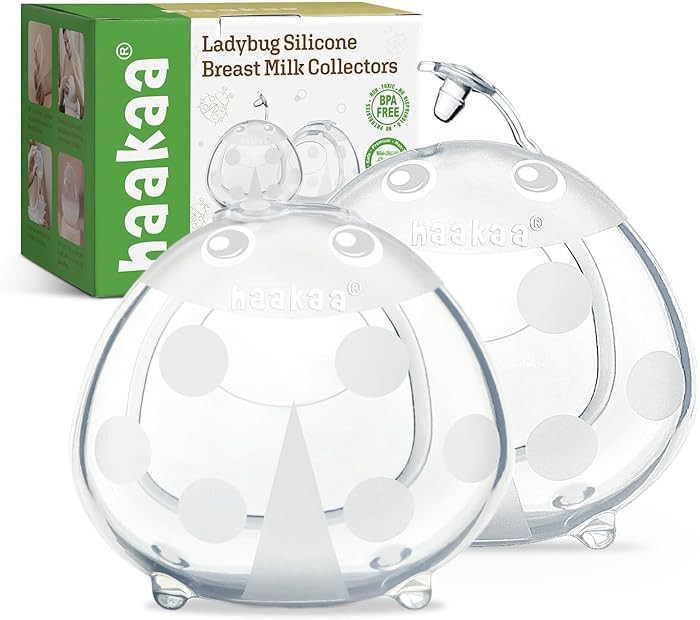 haakaa Ladybug Milk Collector Wearable Milk Collector Ladybug Breastmilk Collector Breastfeeding ... | Amazon (US)