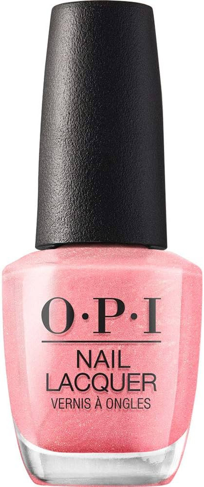 OPI Nail Lacquer Nail Polish | Sheer Light Nude Pink Shimmer Chip Resistant Nail Polish | Vegan, ... | Amazon (US)