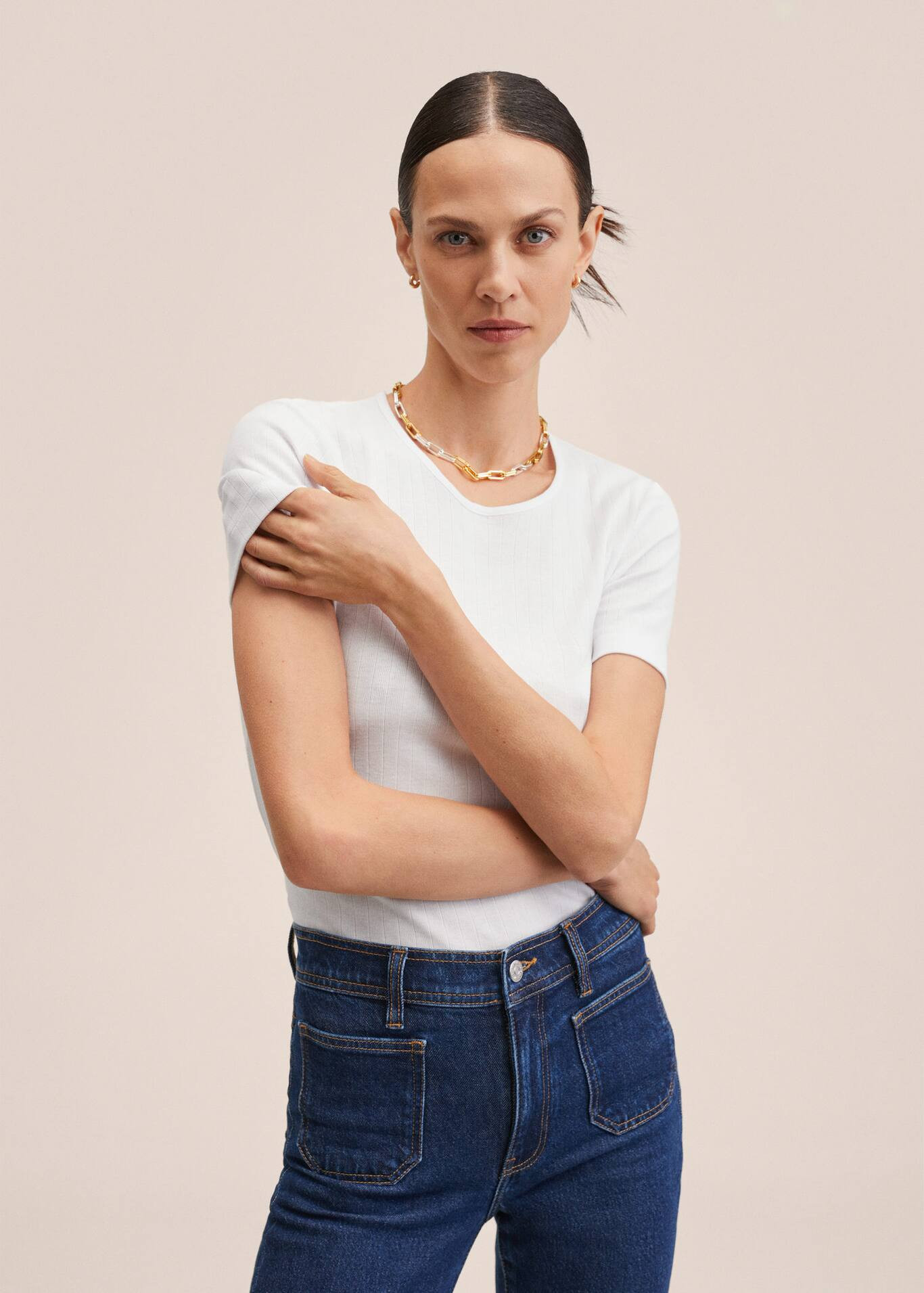 100% cotton t-shirt -  Women | Mango USA | MANGO (US)
