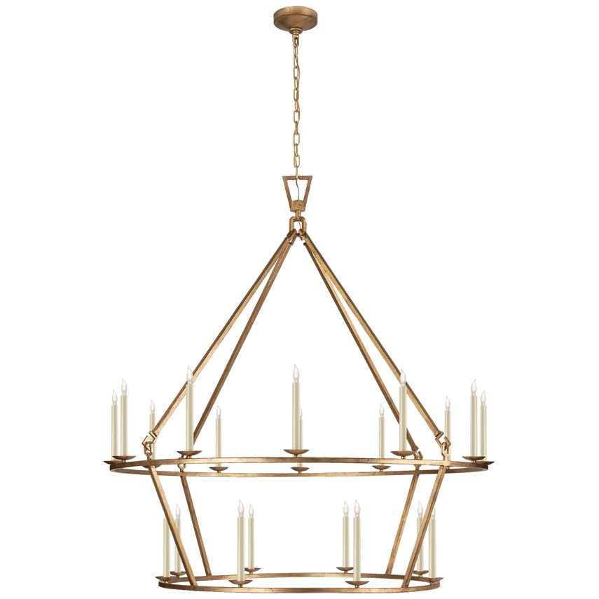 Darlana Extra Large Two-Tier Chandelier | Visual Comfort