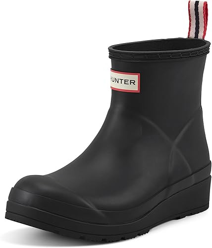 Hunter Women Play Short Boot, Black, Size 9 | Amazon (CA)