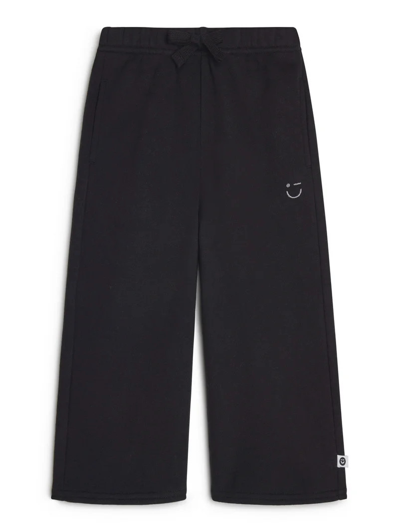 Color Mix by Garanimals Toddler Butter Fleece Open Hem Pant, Sizes 2T-5T | Walmart (US)