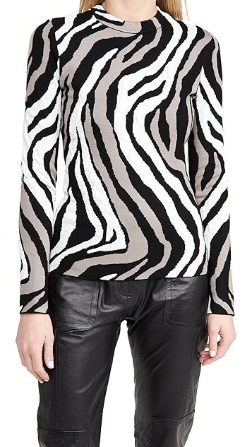 Zebra Long Sleeve Top | Shopbop