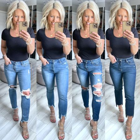 Who would have thought the best jeans are at Walmart and all under $30?!?!
Also, those Kohls bodysuit is the absolute best bodysuit ever. Seamless, comfy, and so flattering!!
Bodysuit small
Sofia jeans all size 2 
Time and Tru jeans size 4

#LTKstyletip #LTKunder50 #LTKsalealert