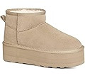 Platform Mini Boot For Women Short Ankle Boot Fur Fleece Lined Sneakers Snow Platform Anti-Slip B... | Amazon (US)