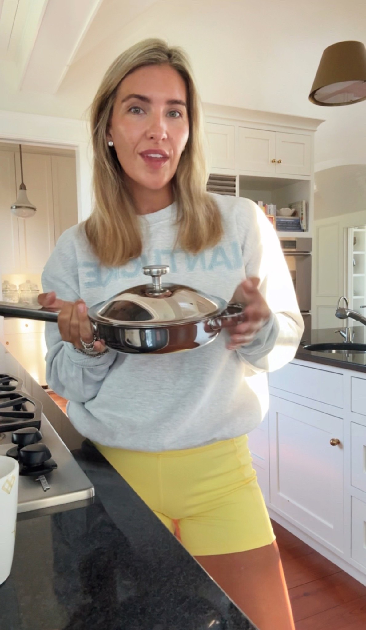 We are in love with this pan! The base is titanium, which is 300x stronger than stainless and its non-stick but doesn’t have any coating to it (which can be super unsafe!) 

On sale right now at @qvc and you can take an additional $30 off if you’re a new customer with code WELCOME30
#LoveQVC #ad


