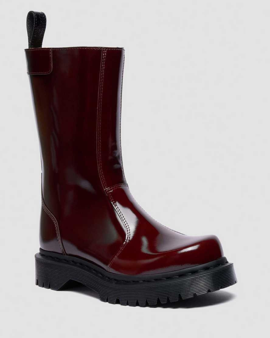 Rejena Lacquered Leather Boots | Dr. Martens