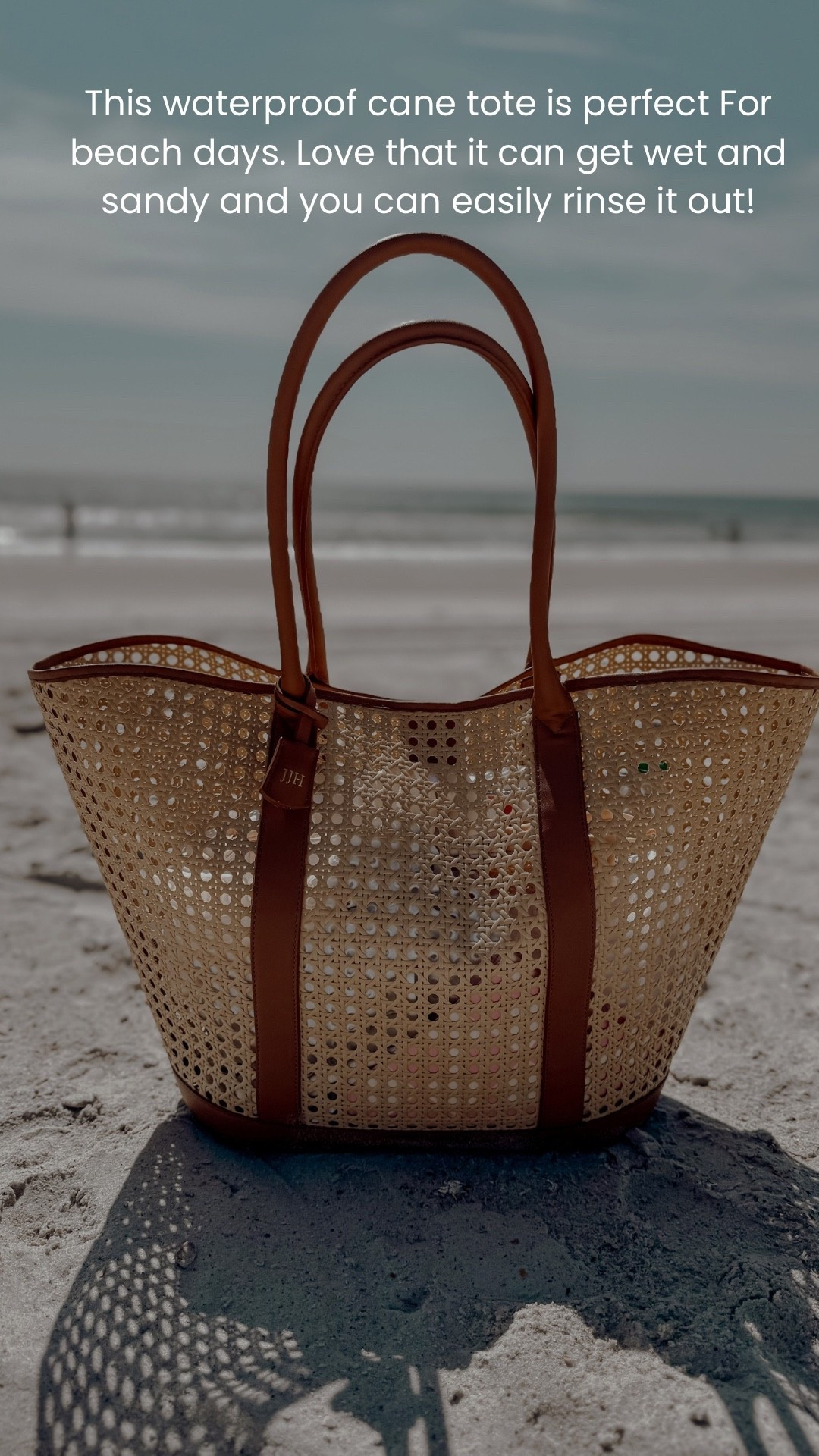 This waterproof cane tote is perfect for beach days and pool days. The material
Means you can easily rinse it off  

#LTKSummerEdit #LTKTravel #LTKSeasonal