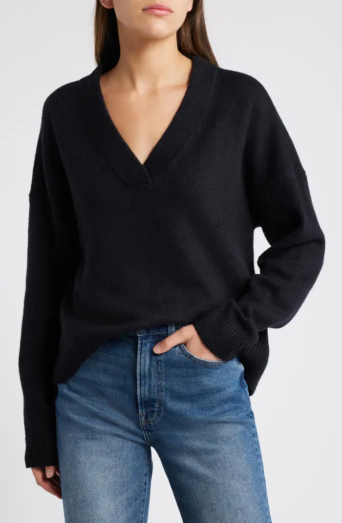Oversize V-Neck Sweater | Nordstrom
