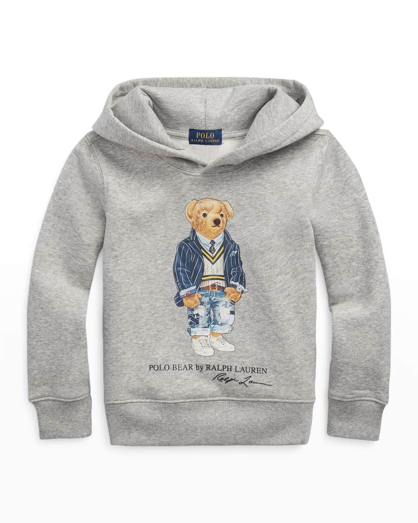 Boy's Polo Bear Graphic Hoodie, Size S-L | Neiman Marcus