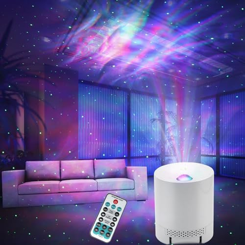 Galaxy Projector Star Projector, Northern Lights Projector with Remote Control, Adjustable Color, Brightness and Movement Speed, Night Light Projector for Adults, Bedroom, Living Room | Amazon (US)