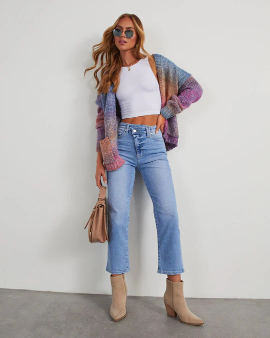 Aaron High Rise 90s Straight Leg Jeans | VICI