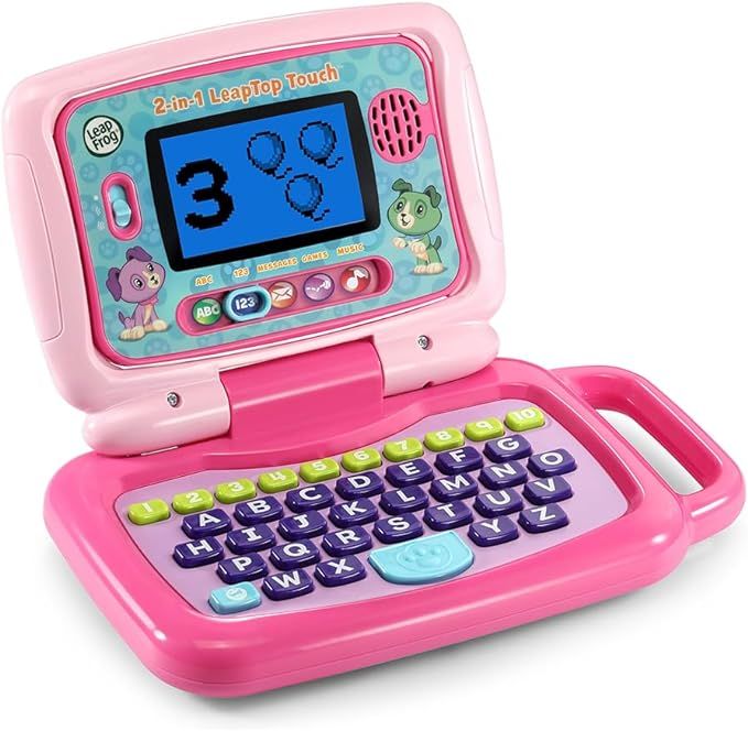 LeapFrog 2-in-1 LeapTop Touch, Pink | Amazon (US)