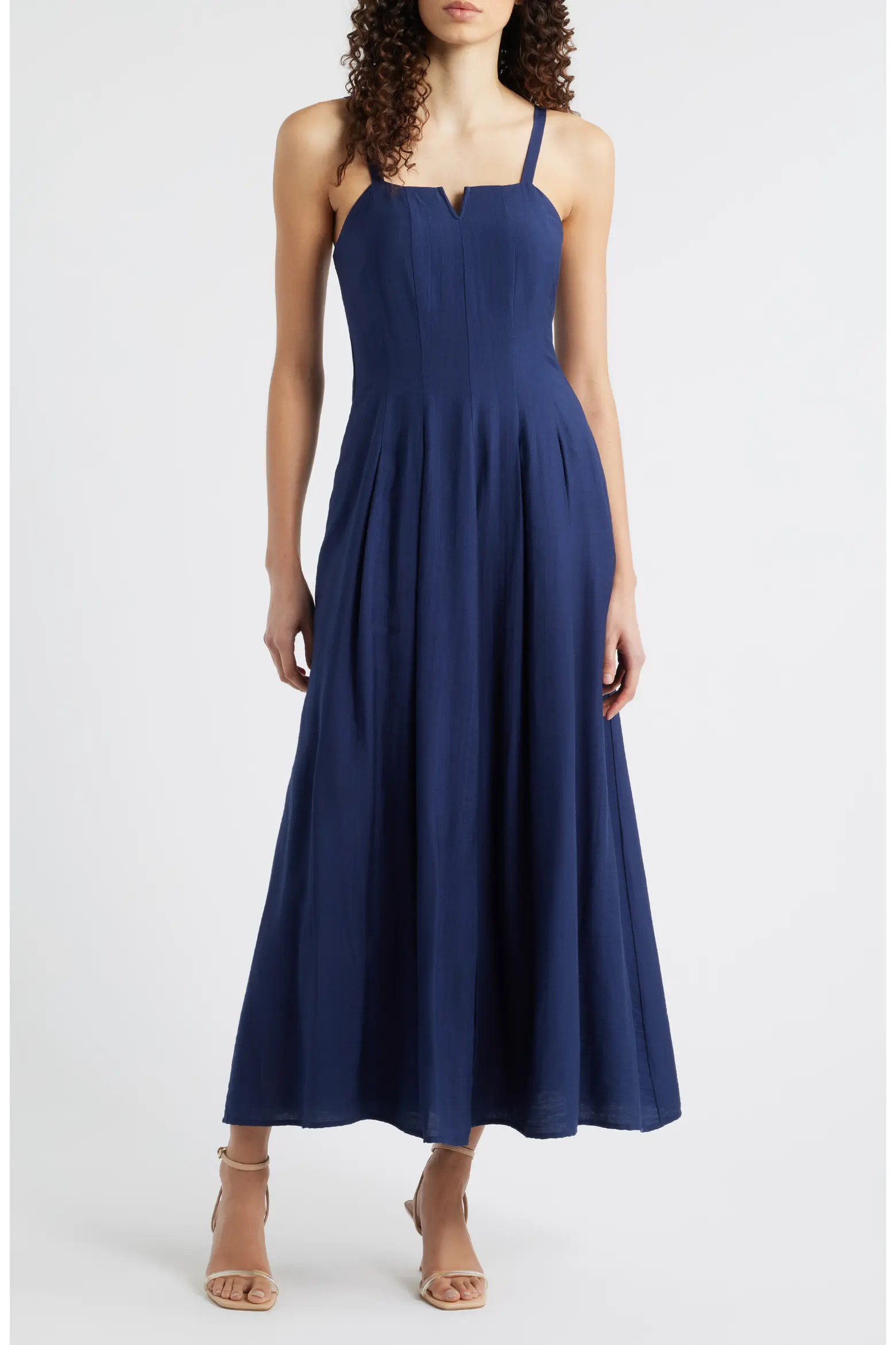Carisa Sleeveless Flare Maxi Dress (Women) | Nordstrom | Nordstrom