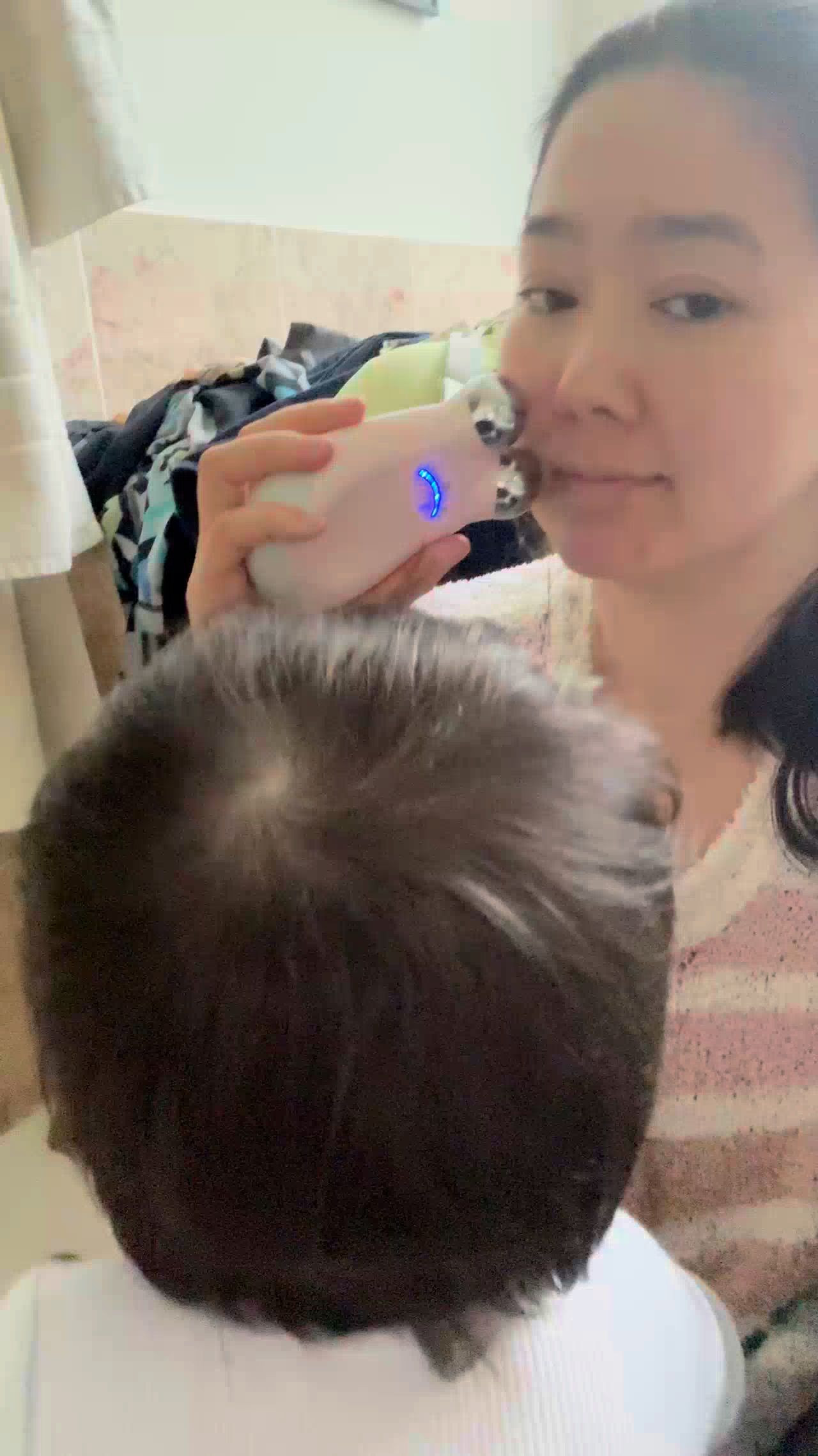 The only way I'm getting my morning skincare routine in with this little guy around! If you haven't tried the NuFace yet this is your sign. Lifts like no other for a snatched face!  

 #LTKGiftGuide #LTKSeasonal #LTKBeauty