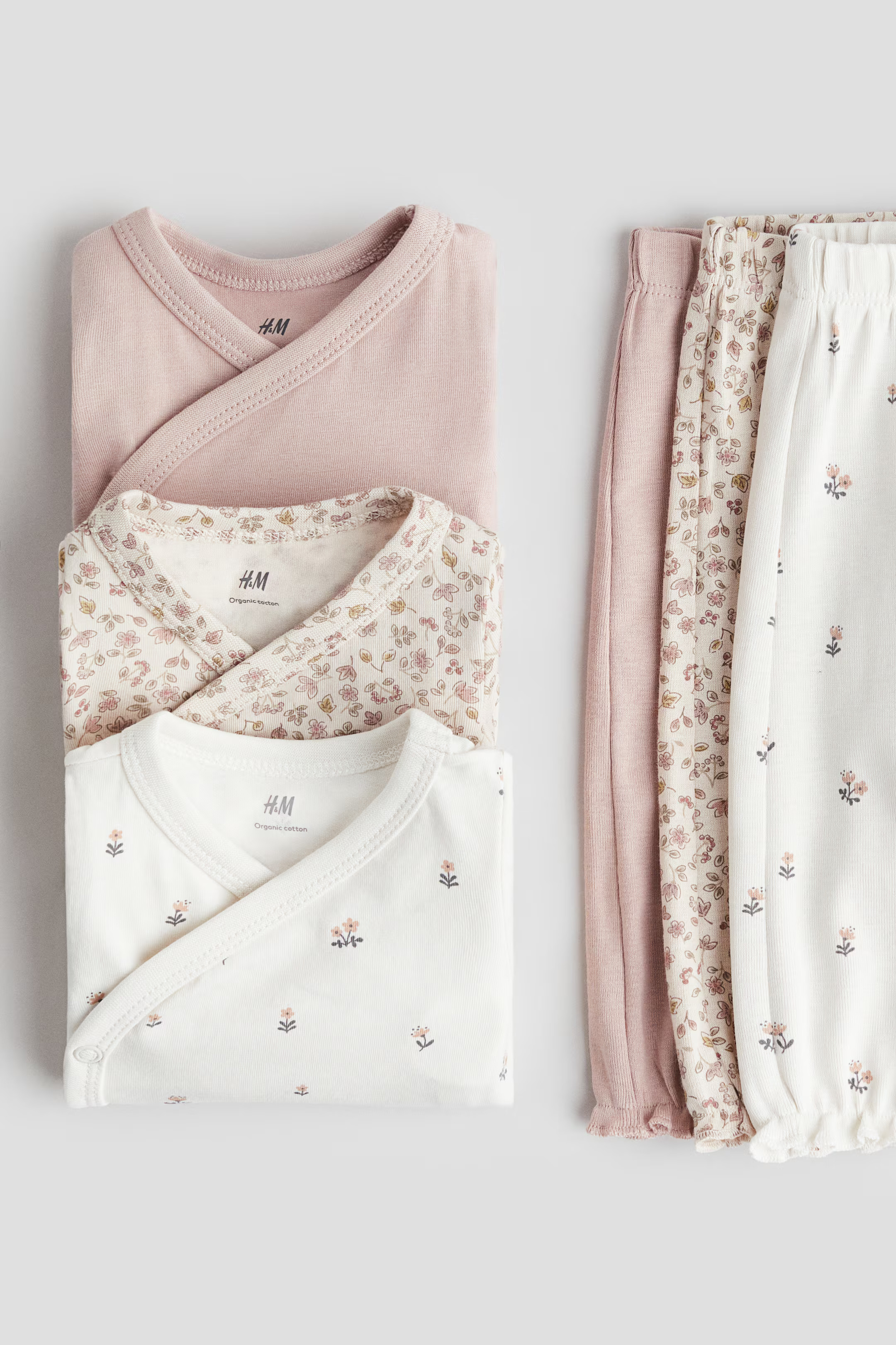 6-piece Bodysuit and Pants Set | H&M (US + CA)