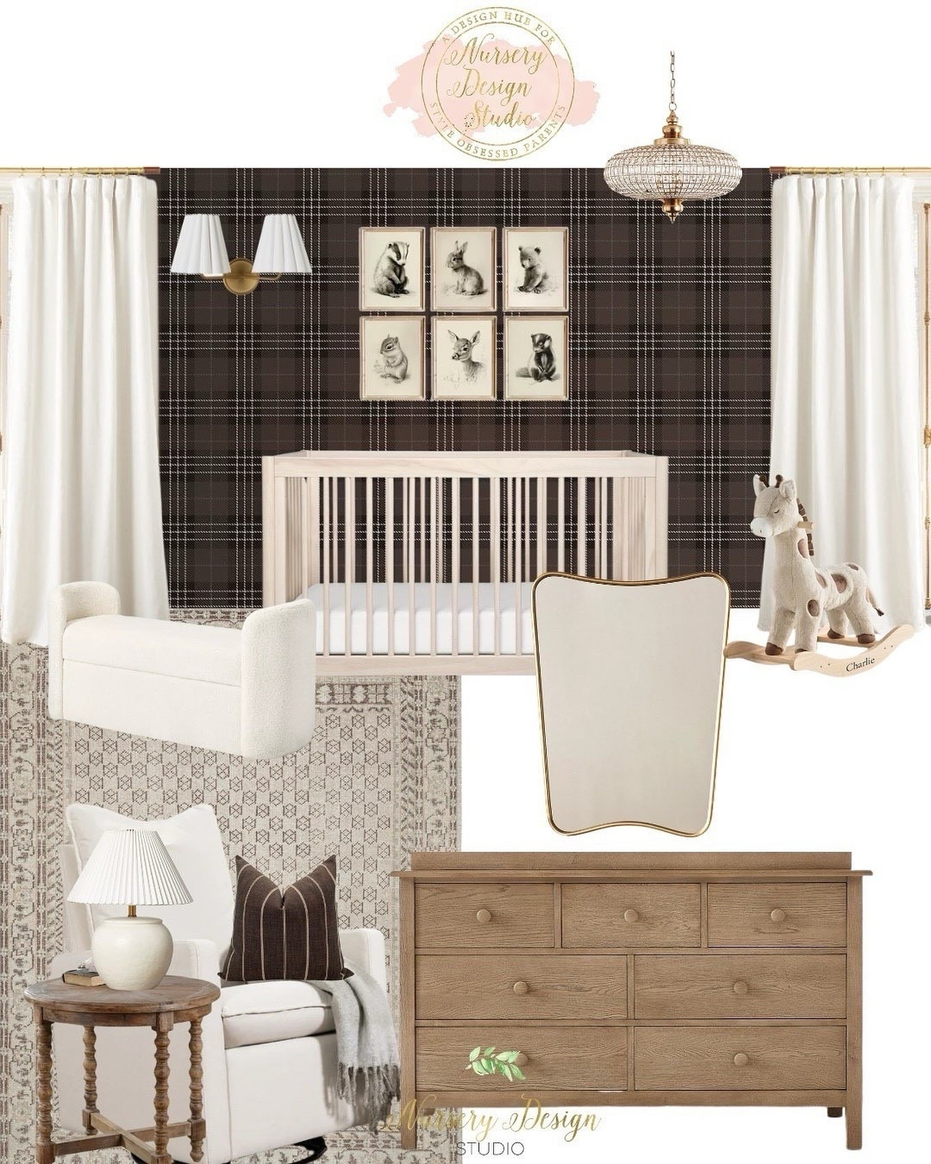 Love this nursery with the richest shade of dark brown and old world charm! 💗

Find this nursery and 100’s more on our Nursery Lookbook- Industry’s most coveted Lookbook ( link in bio)

#LTKHome #LTKBump #LTKSaleAlert