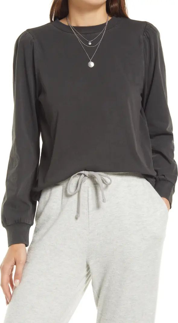 Puff Sleeve Cotton T-Shirt | Nordstrom