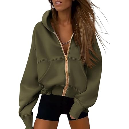BTFBM Zip Up Hoodie Women Long Sleeve Fall Fashion Sweatshirt Fleece Y2K Hooded Jacket 2025 Trend... | Amazon (US)